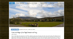 Desktop Screenshot of campingcabinsireland.com